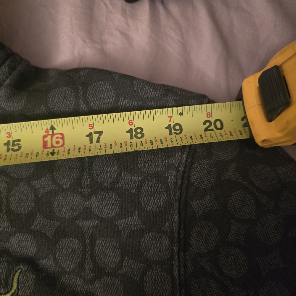 Coach Signature Monogram Rexy Hoodie in Charcoal Gray - Picture 11 of 13